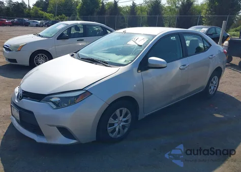 2016 Toyota Corolla L from USA, damaged, VIN 2T1BURHE4GC663556